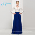 Lace Appliques Sashes Pearls Button Women Evening Dress